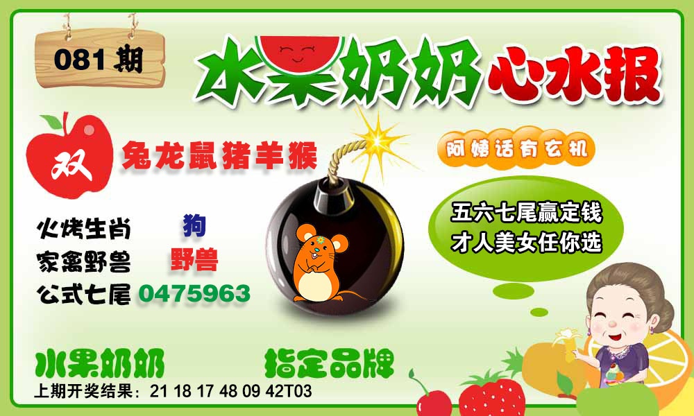 081期水果心水报[图]